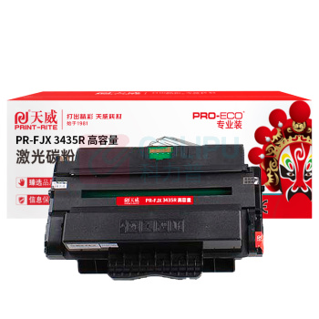 天威 PRINT-RITE 激光碳粉盒 PR-FJX 3435R 高容量 TFX281BPEJ 10000页 (黑色) 专业装-高容量硒鼓-带芯片