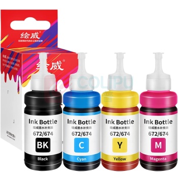 绘威 墨水 T672 23500页 (四色) 4支/套