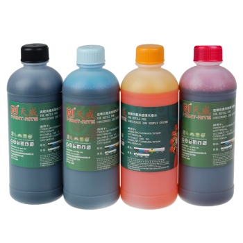 天威 PRINT-RITE 墨水 填充墨水500ML IJE007BPRNT/IJE008CPRNT/IJE009MPRNT/IJE010YPRNT 500ML*4 ((黑青黄红)四色套装) 绿装墨水