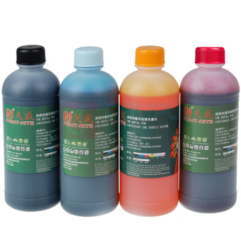 天威 PRINT-RITE 墨水 填充墨水500ML IJE007BPRNT/IJE008CPRNT/IJE009MPRNT/IJE010YPRNT 500ML*4 ((黑青黄红)四色套装) 绿装墨水
