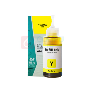 耐力 墨仓式墨水 674 5400页 (黄色)