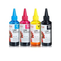 天威 PRINT-RITE 墨水套装 EPSON-T6741-6744 IJEA19BPRJ/IJEA20CPRJ/IJEA21MPRJ/IJEA22YPRJ 80ml (四色) 适用于EPSON L101/L201/L801
