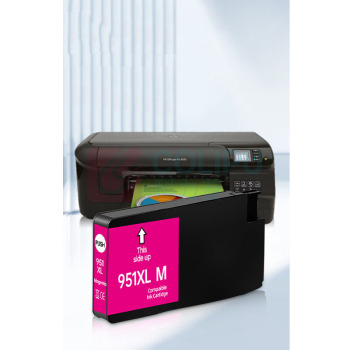 绘威 墨盒 951XL (红色) 适用惠普HP Officejet Pro 8100 8600 8600plus 251dw 276dw打印机墨盒墨水