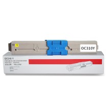 绘威 粉盒 C310 (黄色) 适用OKI C310 C310dn C330 C330dn C510 C510dn C530dn MC361 MC561打印机墨盒 碳粉盒