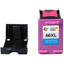 绘威 彩色墨盒 46XL  适用惠普HP DeskJet 2020hc 2520hc 2029 2529 4729打印机墨盒