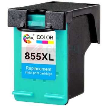 绘威 彩色墨盒 855  适用惠普HP DeskJet 4168 2758 2578 8038 6318 D5168 C4188 H470B K7108打印机墨盒