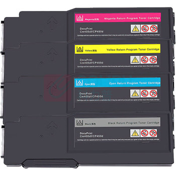 绘威 四色粉盒套装 CP405d  适用施乐Xerox DocuPrint CP405d CM405df打印机复印机墨盒 墨粉盒 碳粉盒 墨粉