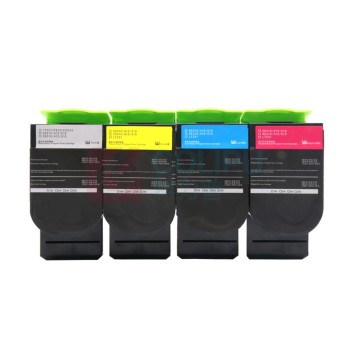绘威 四色大容量粉盒套装 CS720  适用利盟Lexmark CS720de CX725de CX725dhe CS725de复印机墨盒 墨粉盒