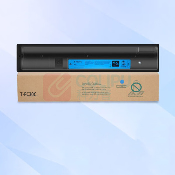 绘威 蓝色大容量粉盒 T-FC30C  适用东芝TOSHIBA e-Studio 2050C 2051C 2550C 2551C打印机墨盒 碳粉盒 墨粉盒
