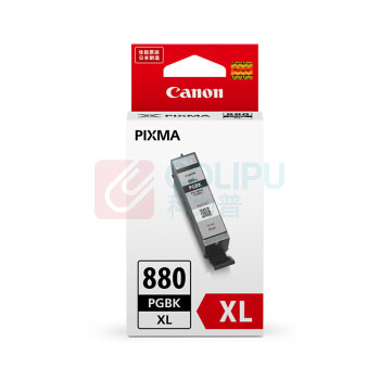 佳能 CANON 大容量墨盒 PGI-880XL PGBK 适用TS9580/TS9180/TS8380/TS708t/TS708/TS6380/TR8580 (黑色) 600 页