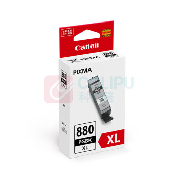 佳能 CANON 大容量墨盒 PGI-880XL PGBK 适用TS9580/TS9180/TS8380/TS708t/TS708/TS6380/TR8580 (黑色) 600 页