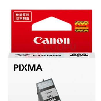 佳能 CANON 大容量墨盒 PGI-880XL PGBK 适用TS9580/TS9180/TS8380/TS708t/TS708/TS6380/TR8580 (黑色) 600 页