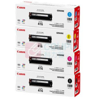 佳能 CANON 硒鼓 CRG416 硒鼓四色一套(适用MF8050Cn/8030cn/8010cn/8080Cw) 