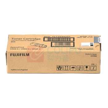 FUJIFILM 富士胶片 复印机 标准容量 墨粉盒 CT203920 10,000页 (黑色) 适用ApeosPrint3360S/3960S/4560S
