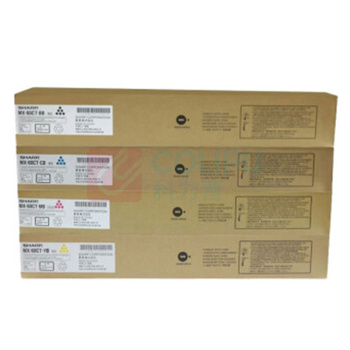 夏普 SHARP 原装黑红黄青四色高容量碳粉墨粉盒套装 MX-60CT-BB/CB/MB/YB 黑色约40000页 彩色约24000页/支 (黑红黄青) 适用MXC3081RV/C3581RV/C4081RV/C5082D/C6082D/C5081DV/C6081DV