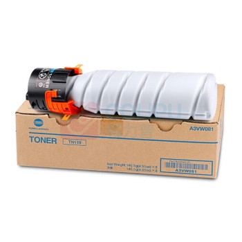 柯尼卡美能达 KONICA MINOLTA 标准容量墨粉 TN119 A3VW081 5400页 (黑色) 2支/盒 按单支出售