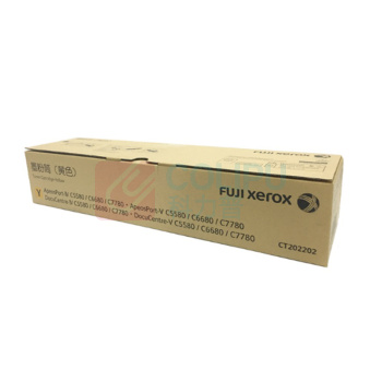 FUJIFILM 富士胶片 墨粉筒 CT202202 32000页 (黄色) (旧型号CT201589) 适用于四代五代APC6680/7780/VIIC6688/7788/5580/6680 直销型号,与渠道机型不兼容,下单请确认