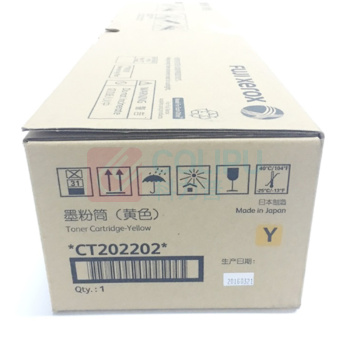 FUJIFILM 富士胶片 墨粉筒 CT202202 32000页 (黄色) (旧型号CT201589) 适用于四代五代APC6680/7780/VIIC6688/7788/5580/6680 直销型号,与渠道机型不兼容,下单请确认