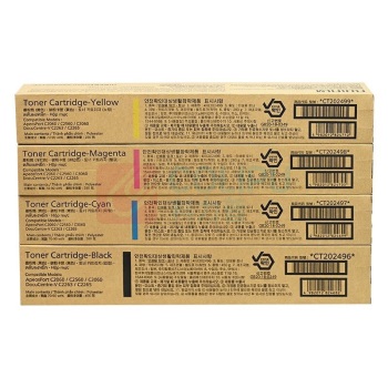 FUJIFILM 富士胶片 墨粉盒套装 CT202496-99 70000页 (黑/青/红/黄) 4支/套 (四色套装)