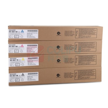夏普 SHARP 墨粉套装 MX-30CT-BB/CB/MB/YB 适用MX-C3081/C3581/4081机型