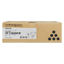 理光 RICOH 墨粉盒 SP C360HC (黑色) 适用于SP C360DNw/C360SFNwDC