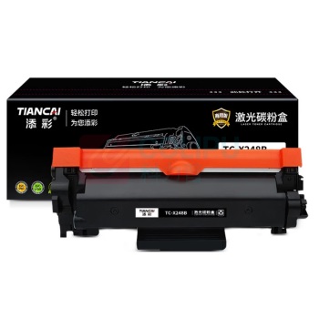 添彩 激光碳粉盒 TC-X248B 商用装企业版 适用Fuji Xerox DocuPrint M248db (黑色) 1200页