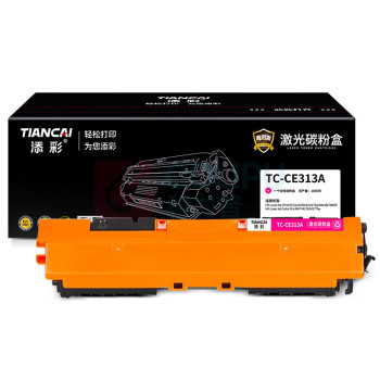 添彩 激光碳粉盒 TC-CE313A 1000页 (红色) 适用HP LaserJet CP1025/Cp1025NW