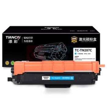 添彩 激光碳粉盒 TC-TN287C 2300页 (蓝色) 适用Brother;HL3160CDW;HL3190CDW