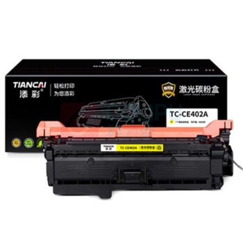 添彩 激光碳粉盒 TC-CE402A 6000页商用装企业版 (黄色) 适用HP LaserJet Enterprise 500 color M551dn