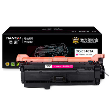 添彩 激光碳粉盒 TC-CE403A 6000页商用装企业版 (红色) 适用HP LaserJet Enterprise 500 color M551dn