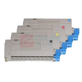 绘威 粉盒套装 C610 (四色) 适用OKI C610 C610dn打印机墨盒 墨粉盒 碳粉盒