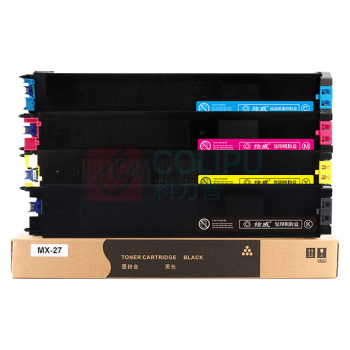 绘威 粉盒套装 MX-27CT (四色) 适用夏普SHARP MX-2300N 2700N 3501N 4500N打印机复印机墨盒 墨粉盒 碳粉盒 墨粉