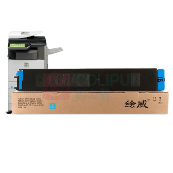 绘威 粉盒 MX-36CT (蓝色) 适用夏普SHARP MX2618NC 3118NC 3618NC 2648NC 3148NC 3648NC墨盒