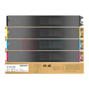绘威 粉盒 SF-23CT (四色套装) 适用夏普/SHARP SFS311NC S261NC复印机墨盒