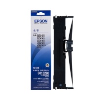 爱普生 EPSON 打印机色带框/色带架 S015290/C13S015583 13mmX14m (黑色) (1个/盒)(含色带芯)