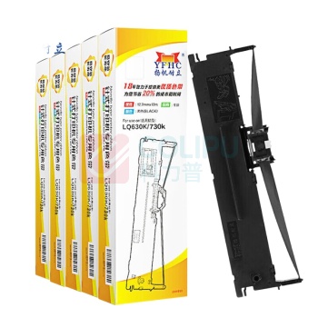 扬帆耐立 YFHC 色带架 LQ630K/635K 12.7mm*10m(左) (黑色) 5支装
