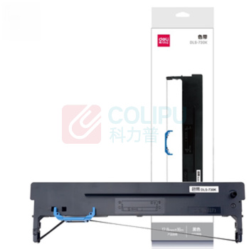 融银之汇 大容量针式打印机色带 DLS-730K 16米带芯 (黑色) 适用得力DE730K、DL730K、DL630KII针式打印机