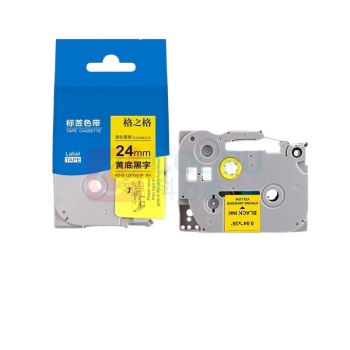 格之格 色带 TZe-651 24mm*8m (黄底黑字) ND-B-TZFX651P