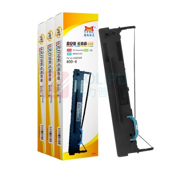 扬帆耐立 YFHC 色带架 80D-8 12.7mmx12m(左) (黑色) 3支装