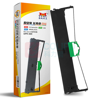 扬帆耐立 YFHC 色带架 DPK300 12.7mm*12m(右) 带卡适用富士通 FUJITSU DPK300 310 330 (黑色)