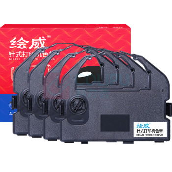 绘威 色带架 LQ-670K 4支/盒  适用爱普生EPSON LQ660K LQ670K+ LQ670K+T LQ680K+ LQ680Kpro S015016色带架