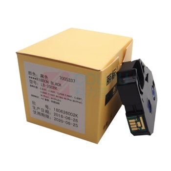 丽标 线号机色带 LB-200BK 85米/卷 (黑色)