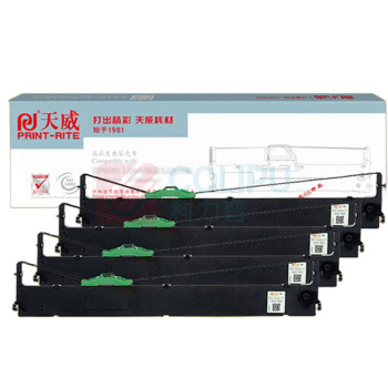 天威 PRINT-RITE 打印机色带架(盒) DPK200 9mm×17000mm (黑色) 4个/盒