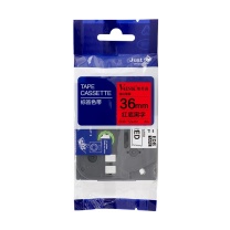 V4INK 打标机色带 TZe461 36mm×8000mm (红底黑字) 1个/个 DC