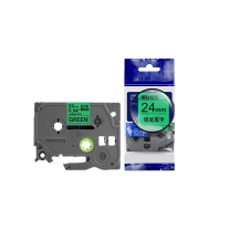 绘威 标签色带 QZe-751 24mm*8m (绿底黑字)