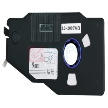 丽标 CAPELABEL 打号机贴纸 LB2809W 9mm*16m (白色)