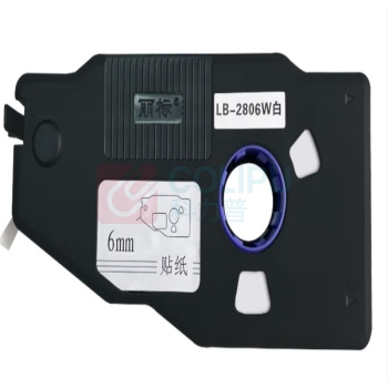 丽标 CAPELABEL 打号机贴纸 LB2806W 6mm*16m (白色)