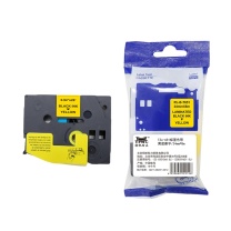 扬帆耐立 YFHC 标签色带 TZe-651 24mm*8m (黄底黑字)