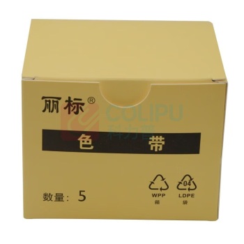 丽标 CAPELABEL 线号机色带 TM-03BK(无芯片) 12mm*85M (黑色)