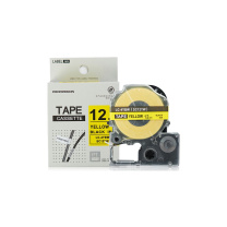 绘威 色带 SC12YW 12mm*8m (黄底黑字) 适用爱普生/锦宫标签打印机